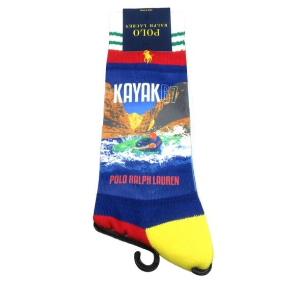 POLO RALPH LAUREN MEN’S KAYAK SPECIAL EDITION SOCK FITS SIZE 6 - 12.5 NWT - Picture 1 of 6